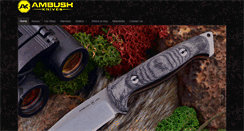 Desktop Screenshot of ambushknives.com